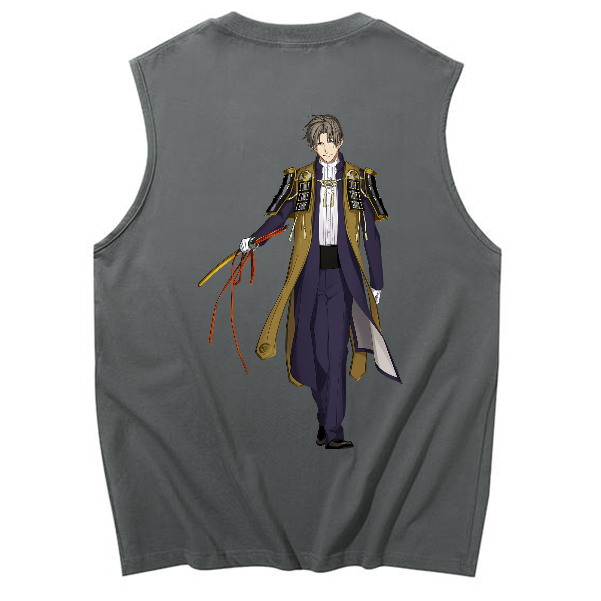 （画像用） 刀剣乱舞 Touken Ranbu コットン100％タンクトップ（背面プリント）